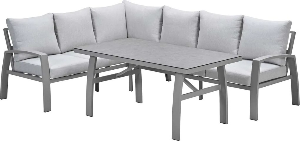 Garden Impressions Cameron lounge dining set 3-delig links - valley sand