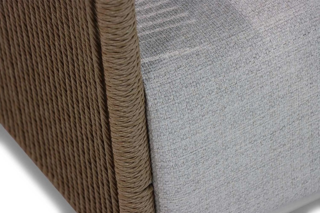 Tuinstoel Aluminium/rope Taupe-naturel-bruin Coco Colorado