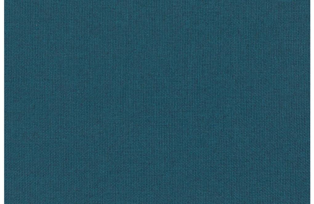 Goossens Zitmeubel Key West blauw, stof, 3-zits, modern design met ligelement links