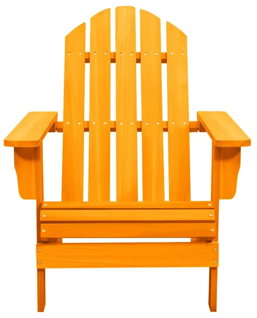 vidaXL Tuinstoel Adirondack massief vurenhout oranje