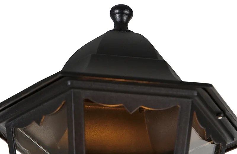 Smart buitenlantaarn zwart 200 cm IP44 incl. Wifi ST64 - Havana Klassiek / Antiek E27 IP44 Buitenverlichting