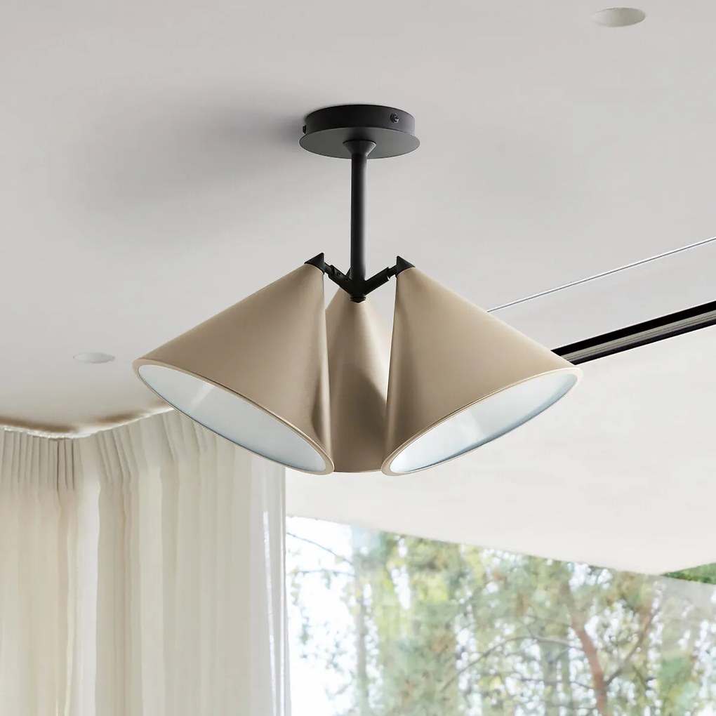 Plafondlamp 3 kegels, Moke
