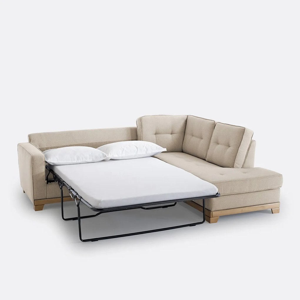 Hoekslaapbank, polyester, Ajis