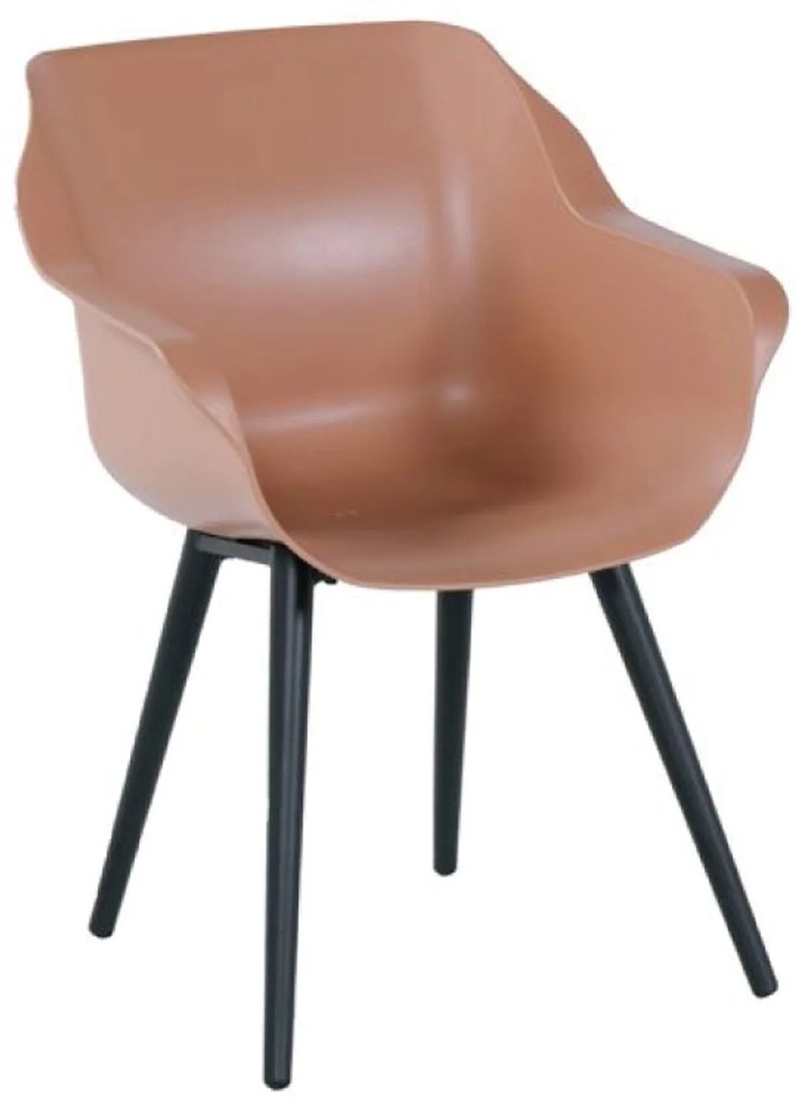 Tuinstoel Kunststof Oranje Hartman Sophie studio italian terra - 3 + 1 actie