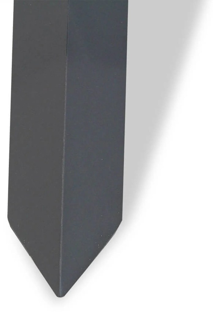 Tuinset Ronde Tuintafel 6 personen 150 cm Aluminium/Textileen /Aluminium/textileen Grijs Presto Vasto/Ancona