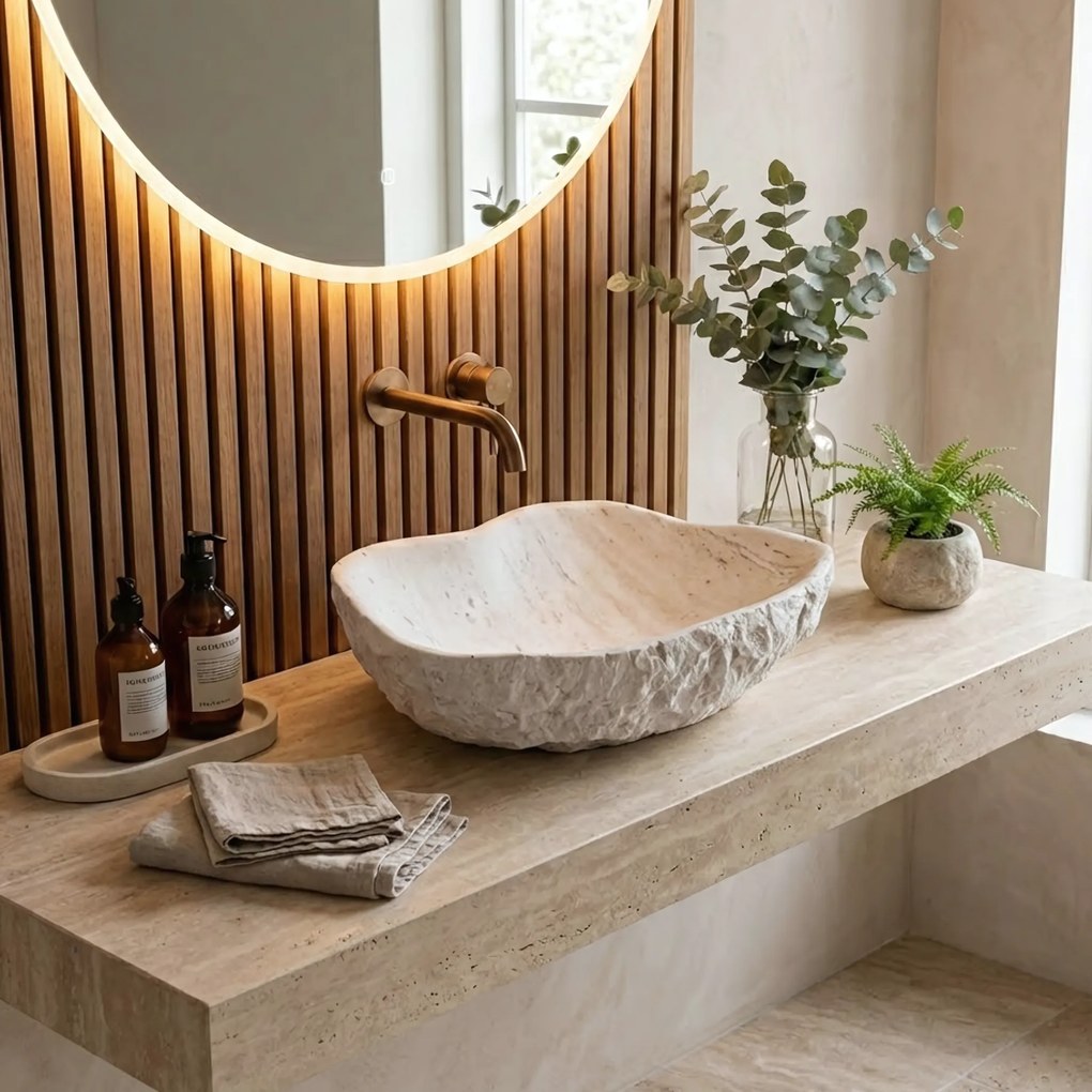 Opzetwastafel Rea Isla Shiro