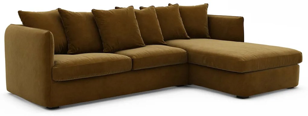 Hoekbank in fluweel, Neo Chiquito