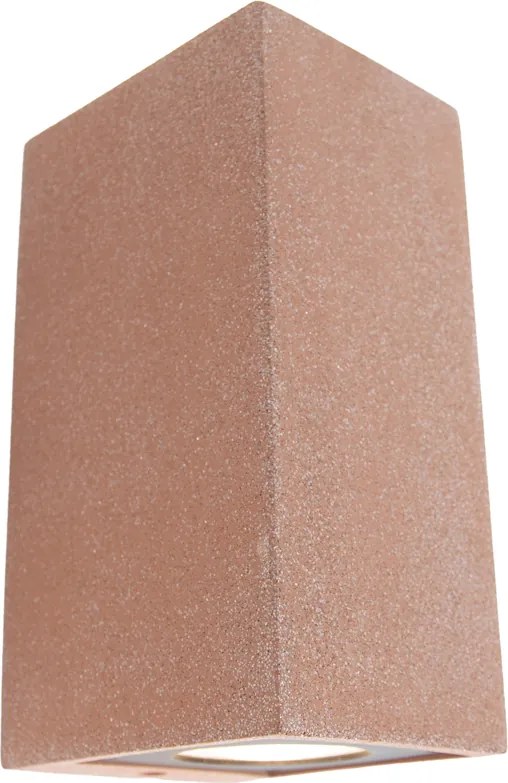 Moderne buiten wandlamp terracotta 2-lichts IP44 - Pompei
