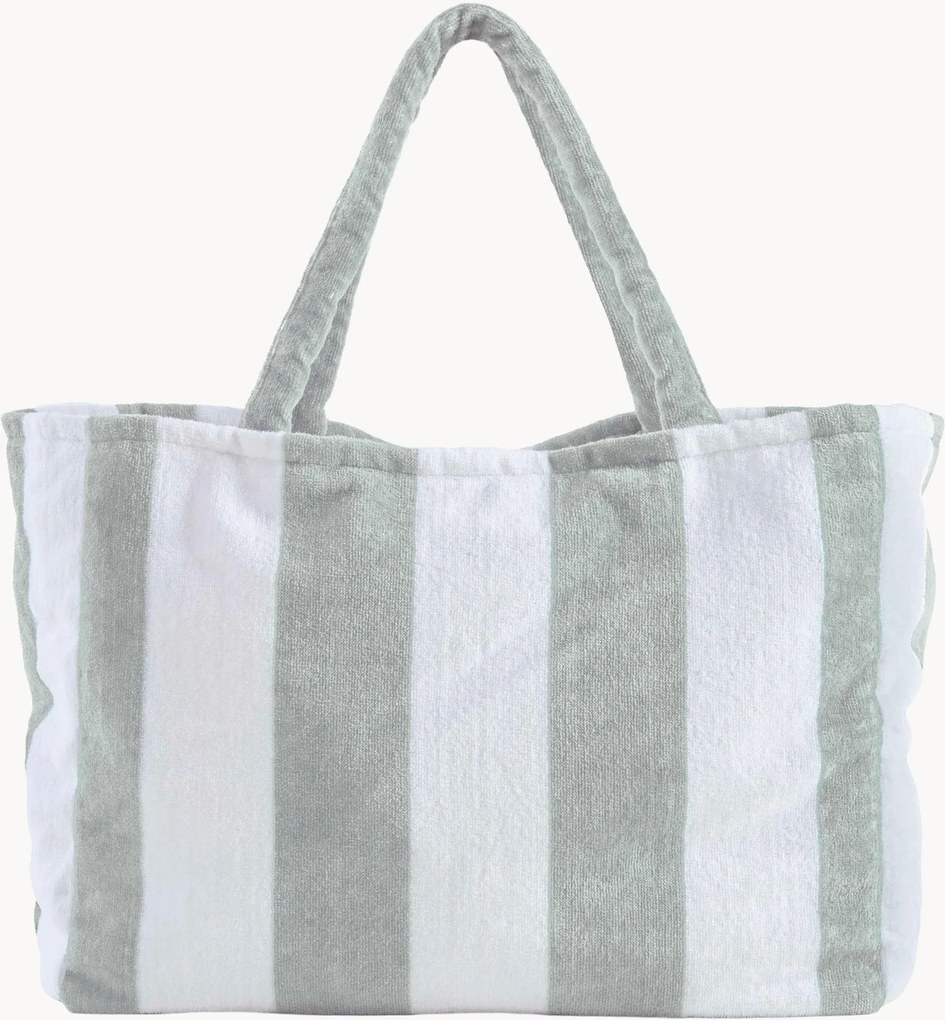 Strandtas Forte van katoenen velours