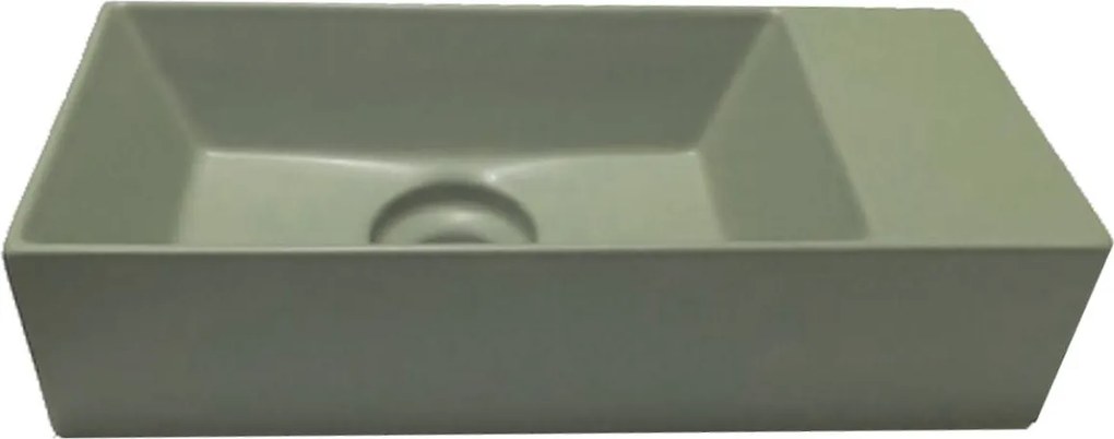 Salenzi Spy Fontein met clickwaste 45x20 cm mat groen