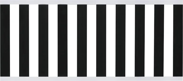 Tuinhek antraciet composiet Design met blank aluminium frame (180 x 100 cm)