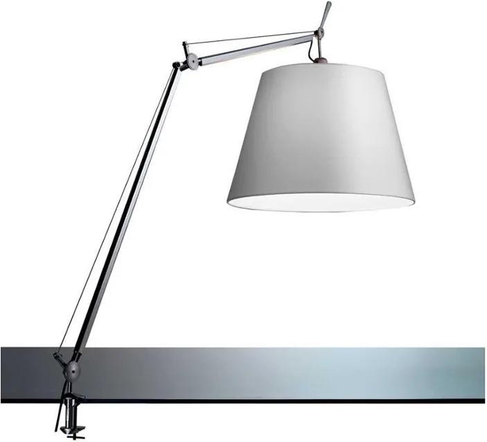 Artemide Tolomeo Mega Tavolo bureaulamp met aan-/uitschakelaar en tafelklem aluminium