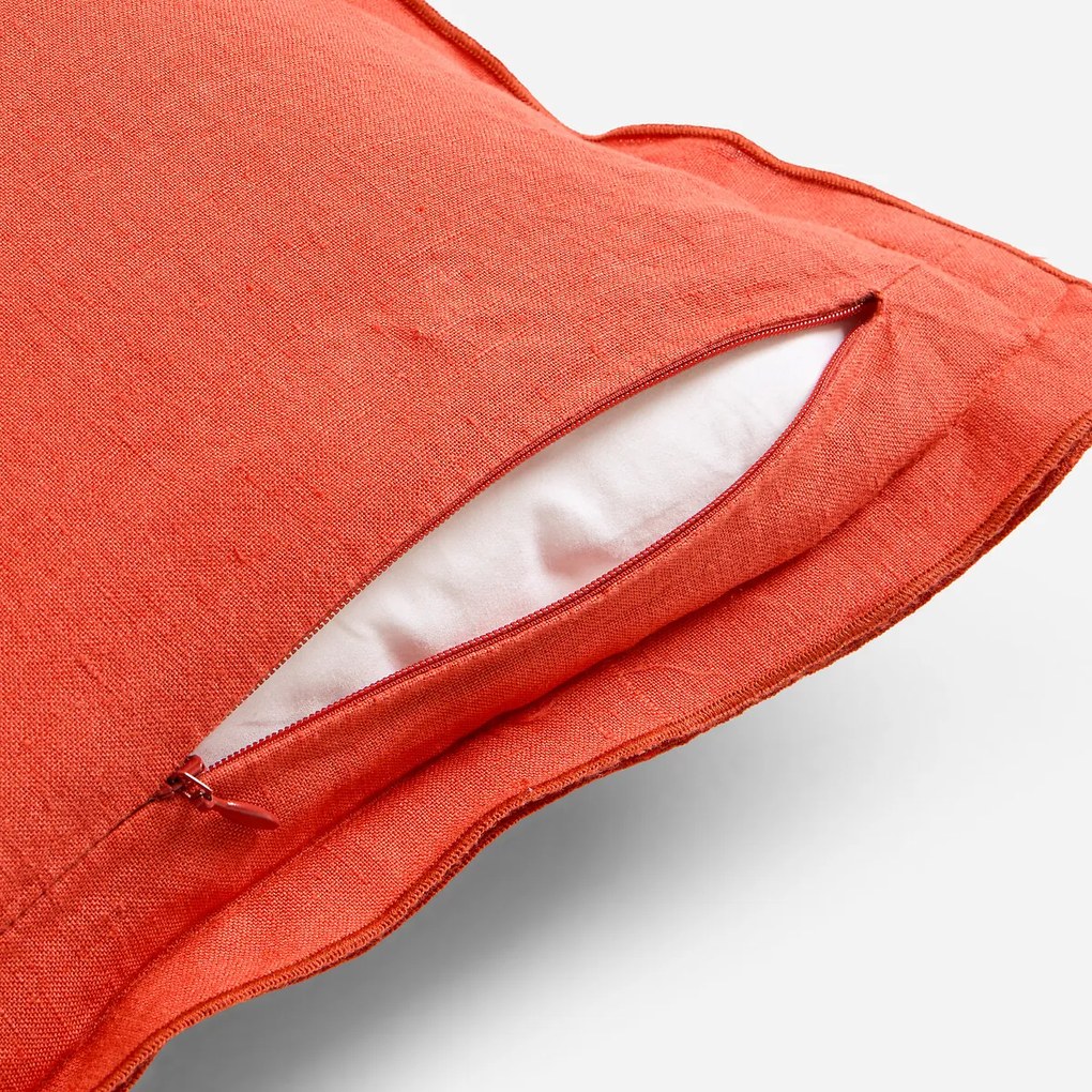 Kussenhoes, gewassen linnen, Elina