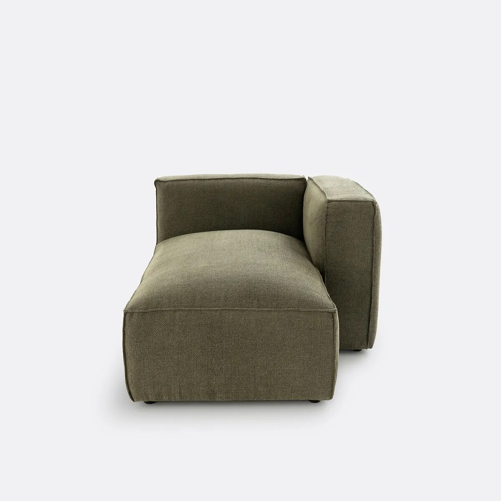 Modulaire longchair van structuurstof, SEVEN