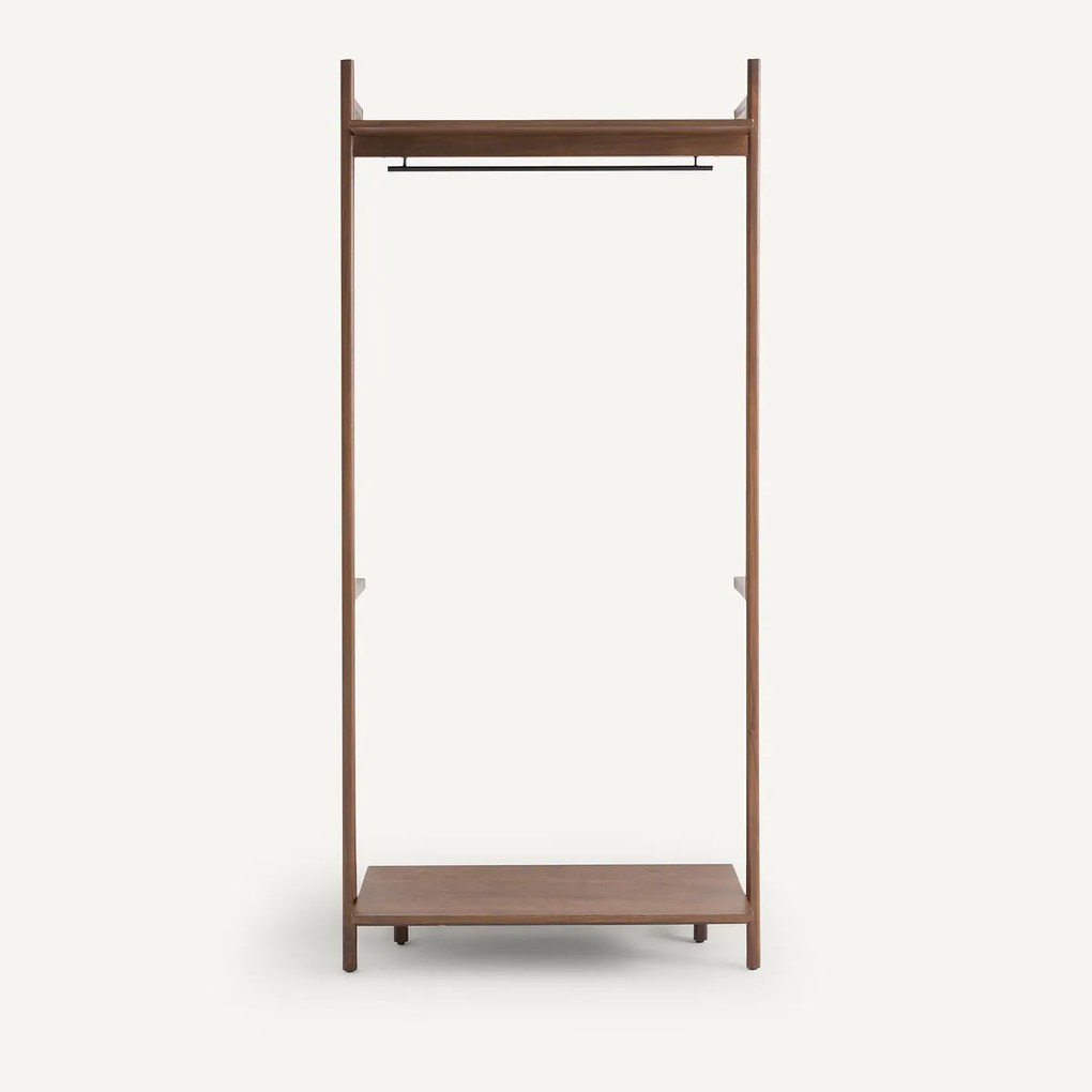 Kledingrek voor dressing, notenhout en fineer, Rory
