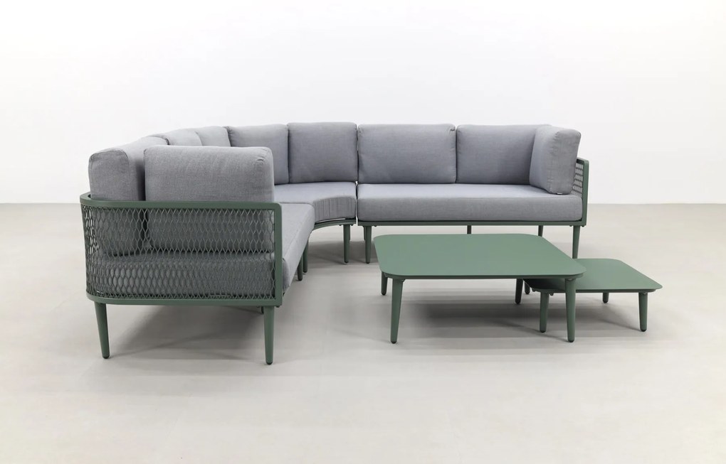 Garden Impressions Nina loungeset - Moss green/light grey