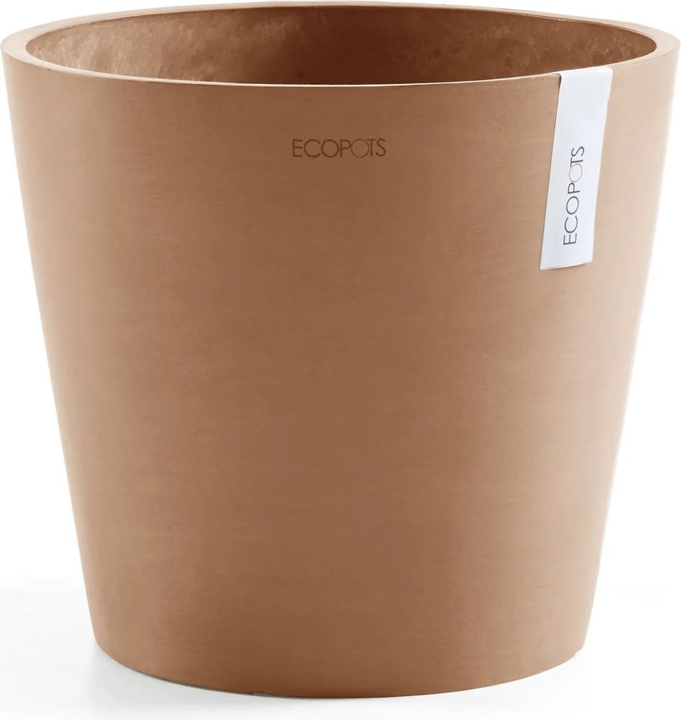 Ecopots bloempot Amsterdam 40 - Rond - Terra - Diameter 40 x H34,5 cm