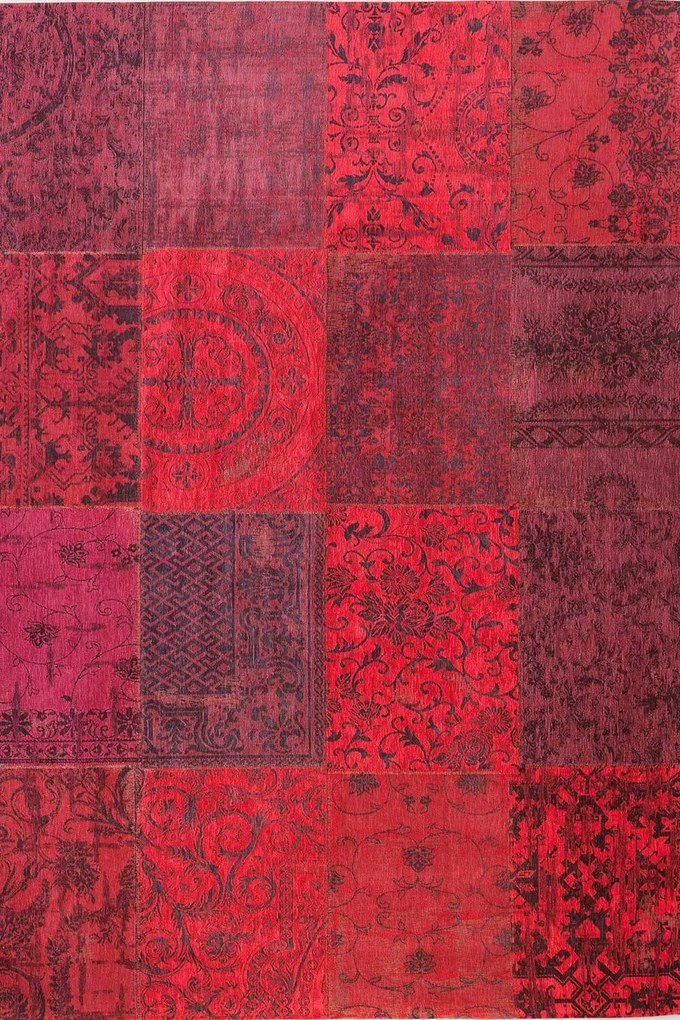 Louis de Poortere - Vintage Multi Red 8014 - 170 x 240 - Vloerkleed