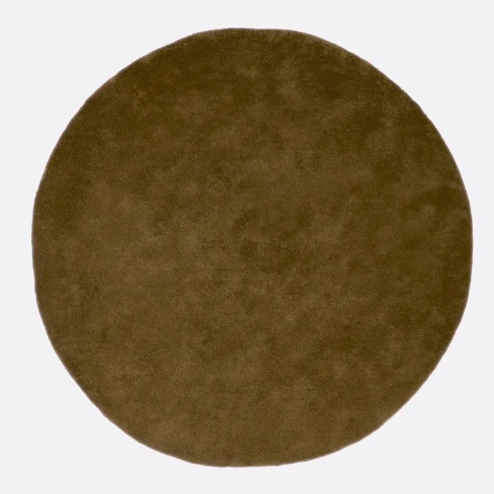 Rond vloerkleed in getuft kant Renzo, groot model