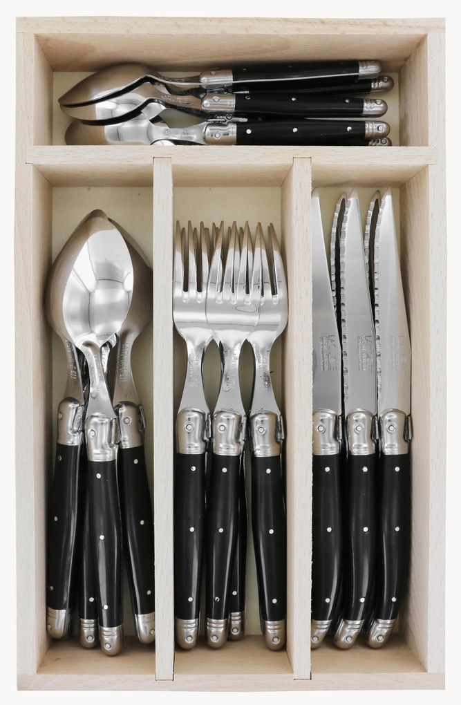 Hoogglans bestekset Debutant, 6 personen, 24-delig