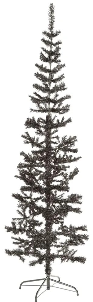 vidaXL Kerstboom smal 180 cm zwart