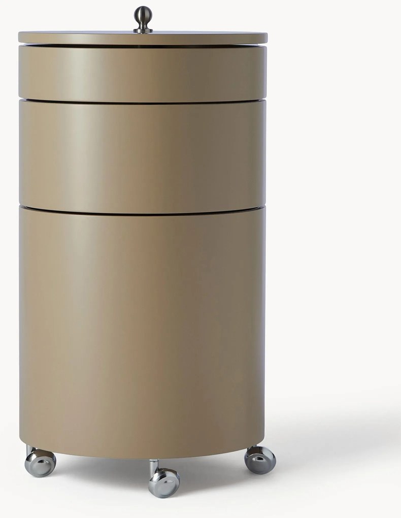 Ronde rolcontainer Barboy, design Verner Panton