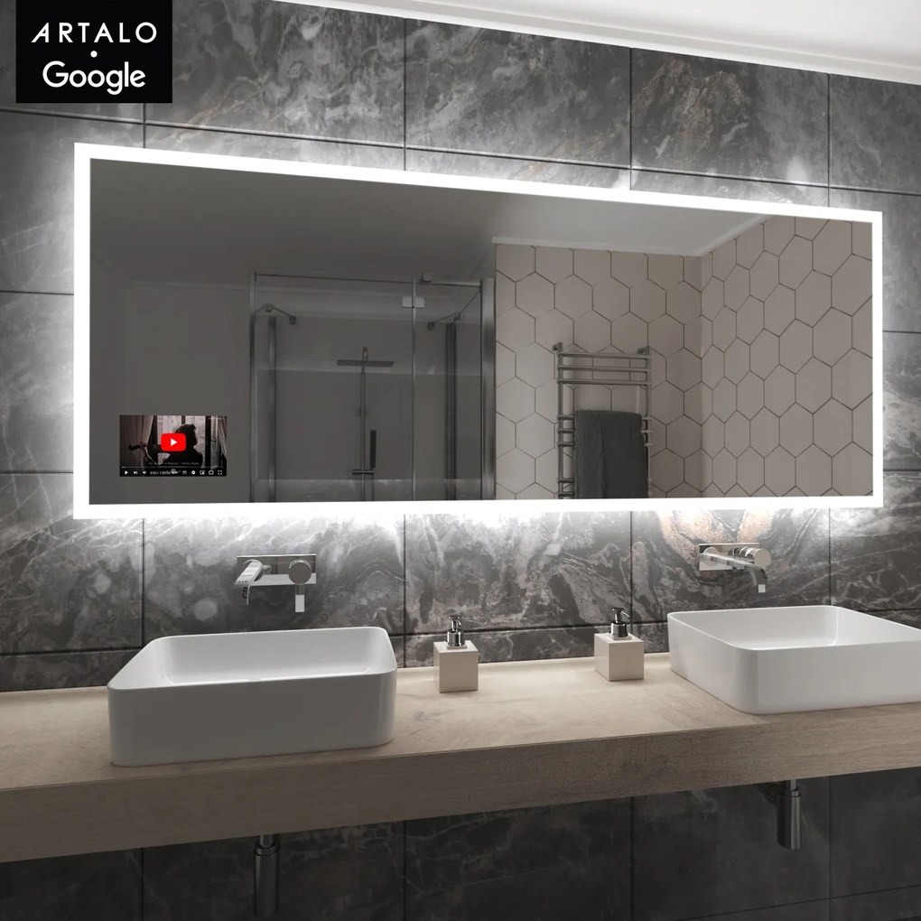 SMART spiegel met LED verlichting M1 + SmartScreen with Google TV