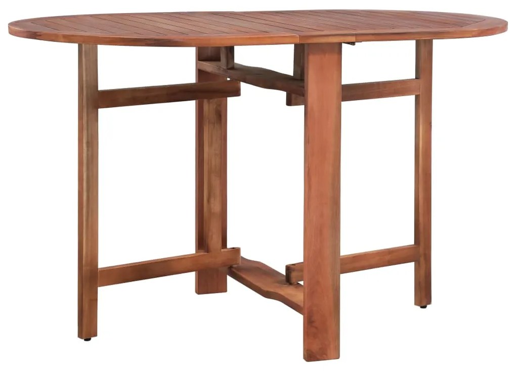 vidaXL Tuintafel 120x70x74 cm massief acaciahout