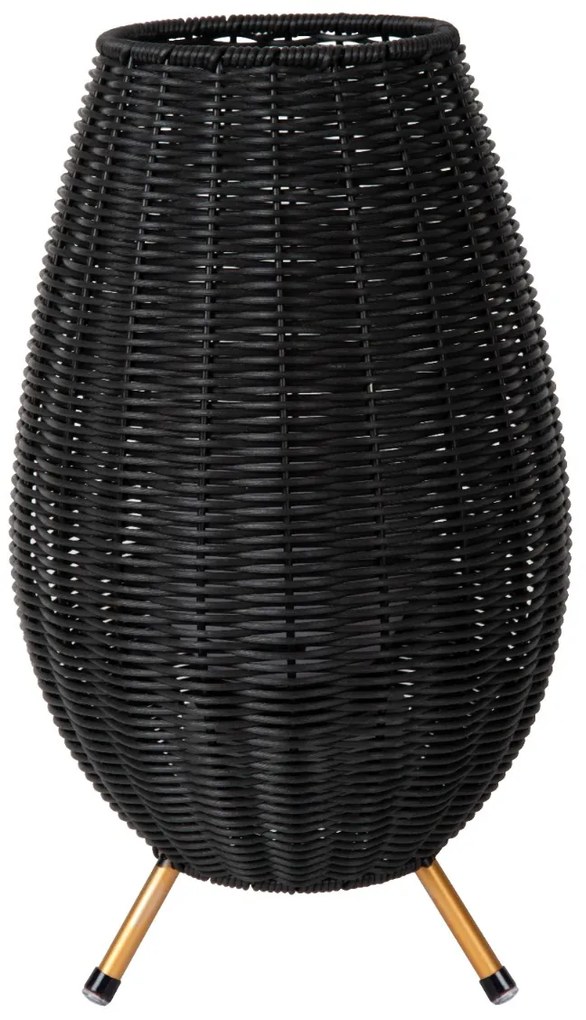 Lucide Colin oplaadbare LED lamp 36cm 3W zwart
