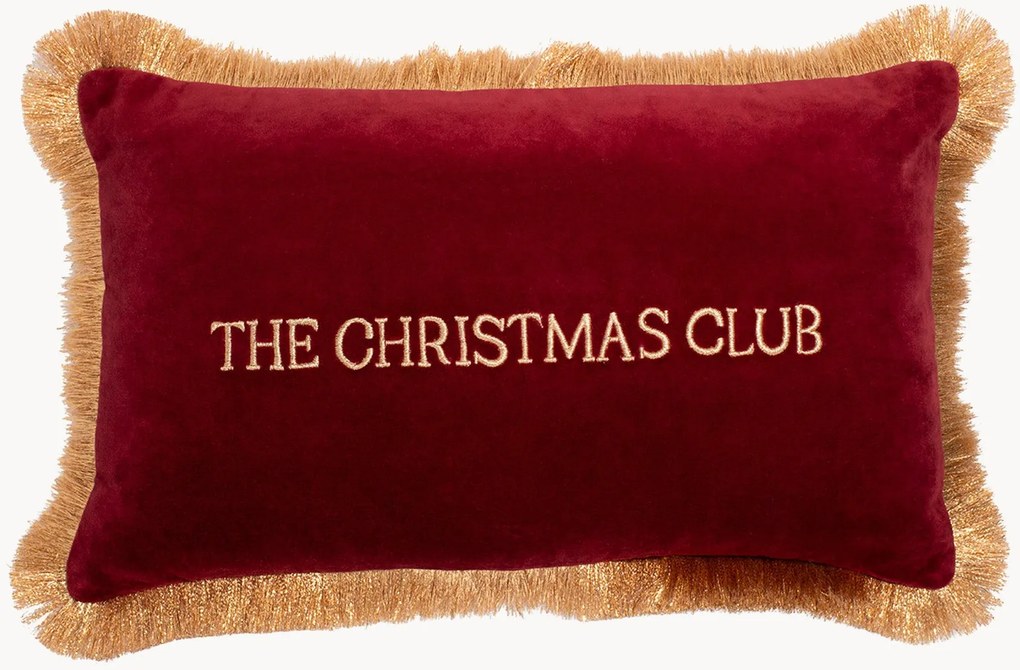 Fluwelen kussen The Christmas Club