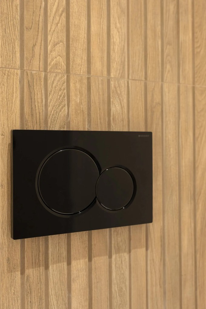 Geberit Sigma 01 bedieningspaneel glans zwart voor Sigma reservoirs 8cm (UP720) en 12cm (UP320)
