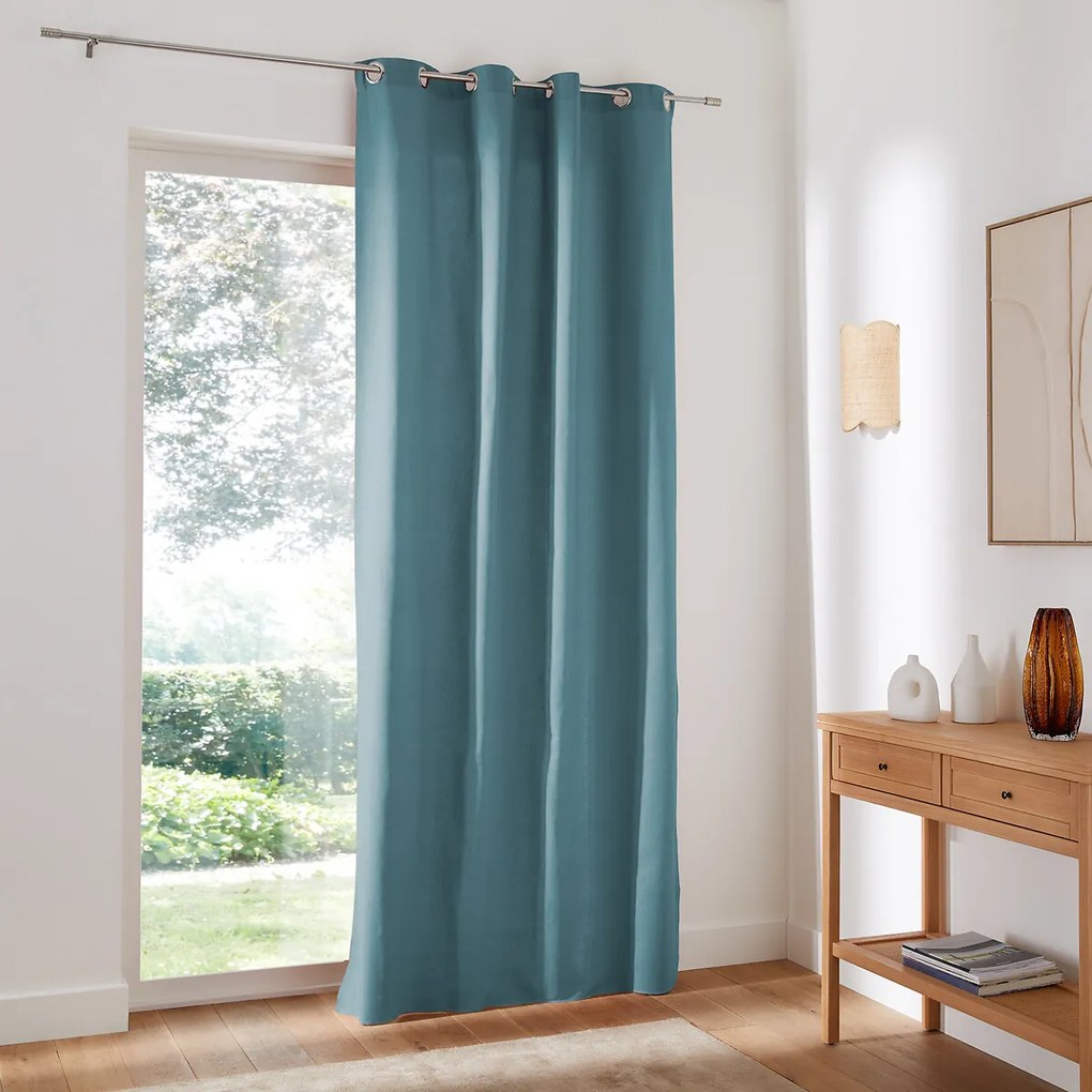 Katoenen gordijn met oogjes Scenario