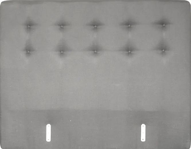 Boxspring hoofdbord | stof Inari grijs 91 | 180 cm geknoopt