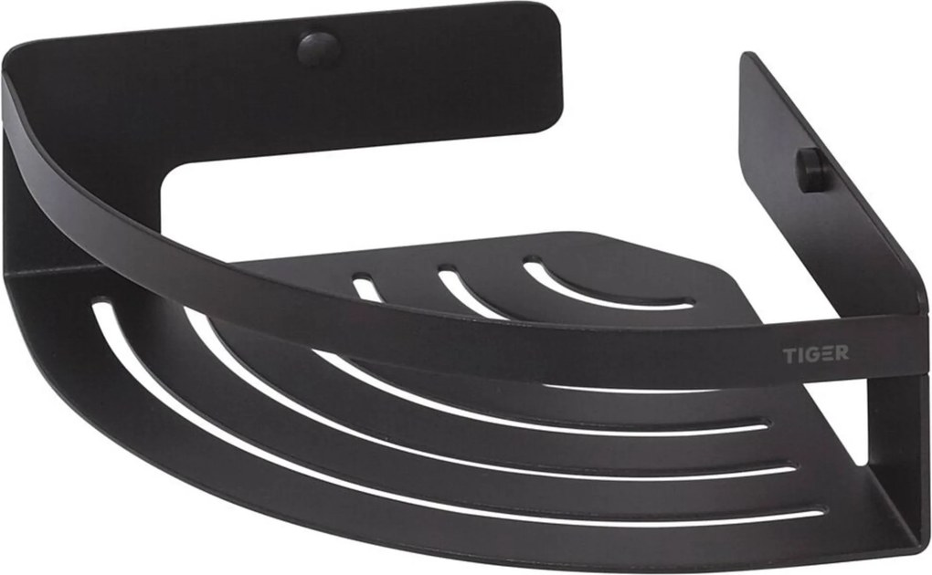 Tiger Caddy doucherek hoekmontage 18,4x18,4x7cm zwart