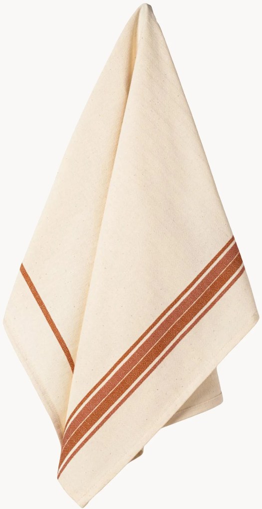 Katoenen theedoeken French Stripes, 2-delig