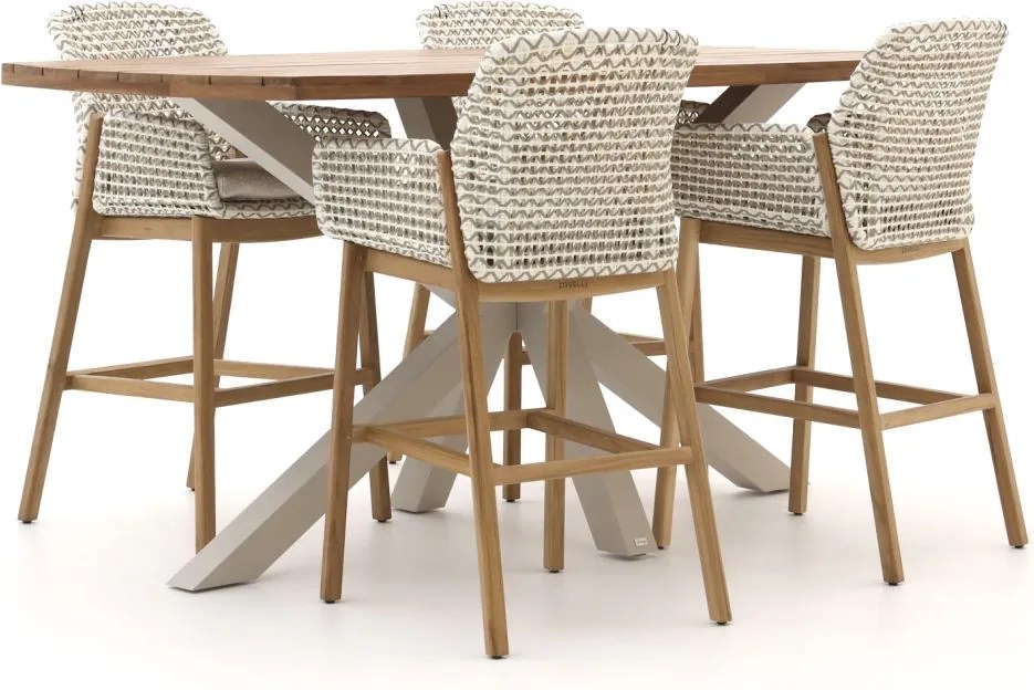+ 10% kassakorting | Barset Zavelli | 6 personen | Tuinset teakhout | 7-delig | Kees Smit Tuinmeubelen