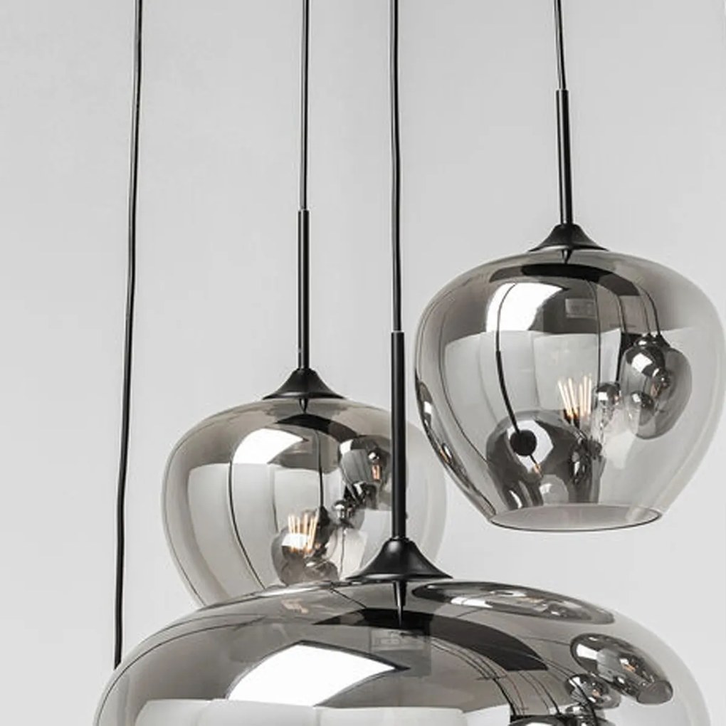 Kare Design Sphere Smoke Grote Design Hanglamp Rookglas