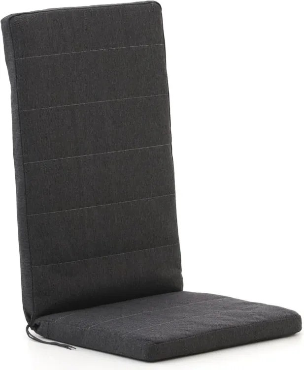 Dunne tuinkussen | Grijs-Antraciet  | Polyester/Polypropyleen | Madison | 124x48cm | Kees Smit Tuinmeubelen