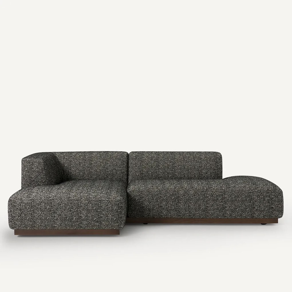 Linkse hoekbank XL bouclé stof, Jacopo