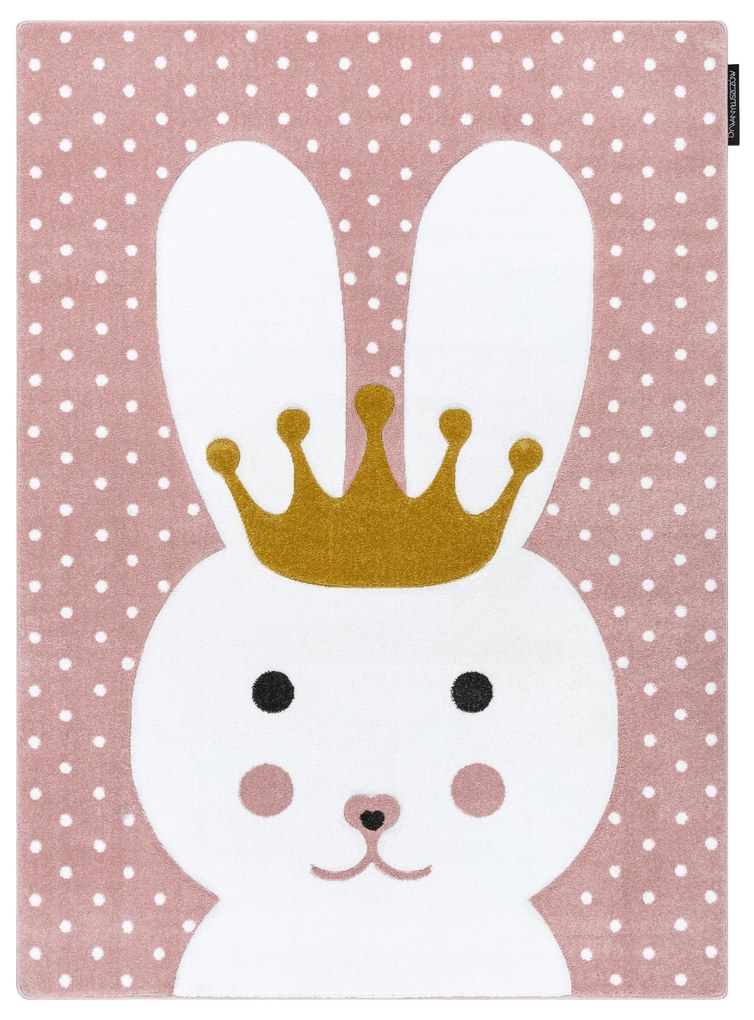Tapijt PETIT BUNNY KONIJNTJE KONIJN rozekleuring