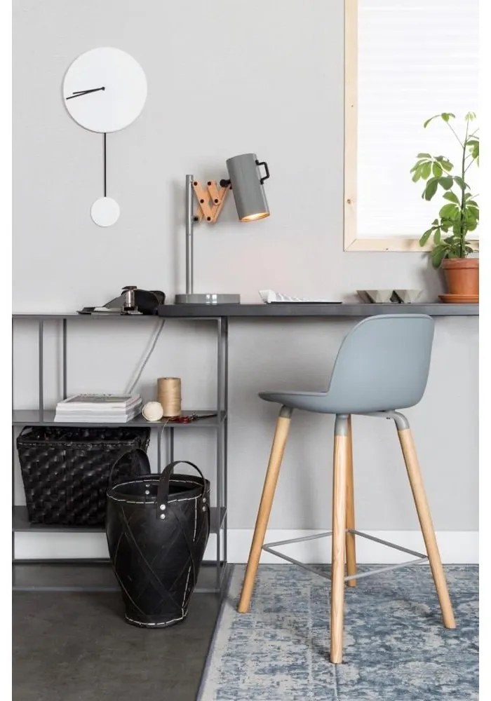 Zuiver Albert Kuip Barkruk - 65 Cm - Lichtgrijs