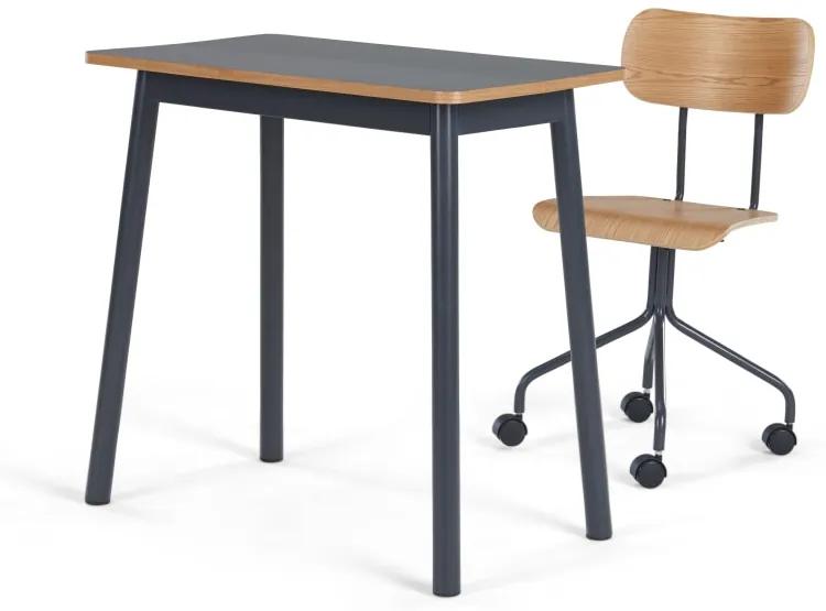 MADE Essentials Mino set van bureau en stoel, grijs