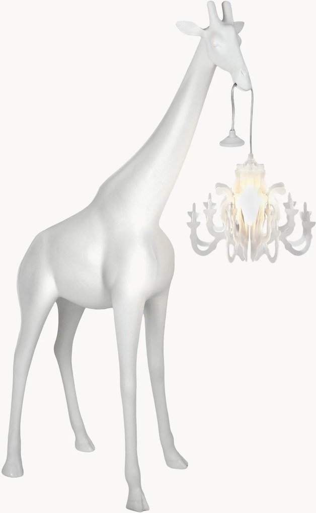 Kleine LED-vloerlamp Giraffe in Love