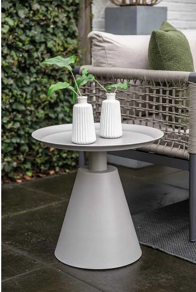 Garden Impressions Tepa bijzettafel Ø50xH48 cm - taupe
