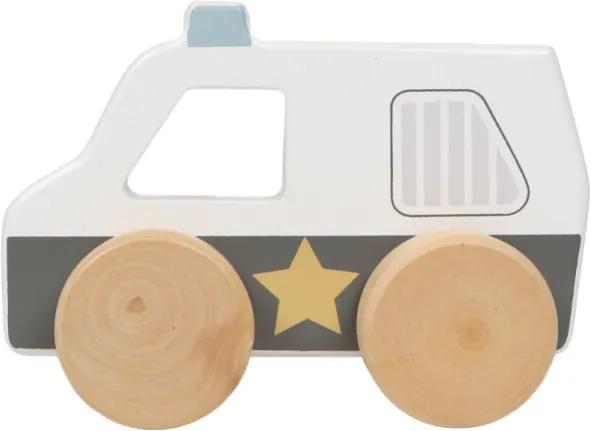 Wooden Police Car Toy - Houten speelgoed
