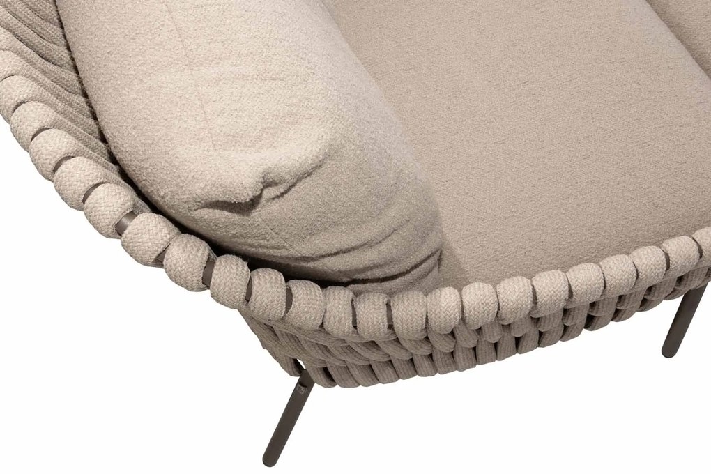 4 Seasons Outdoor Montera loungestoel terre SALE Loungestoel   bruin weerbestendig