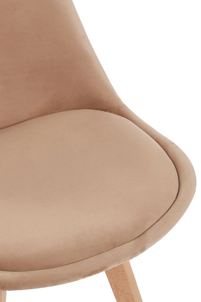 Set van 4 Synk Fluwelen Stoelen