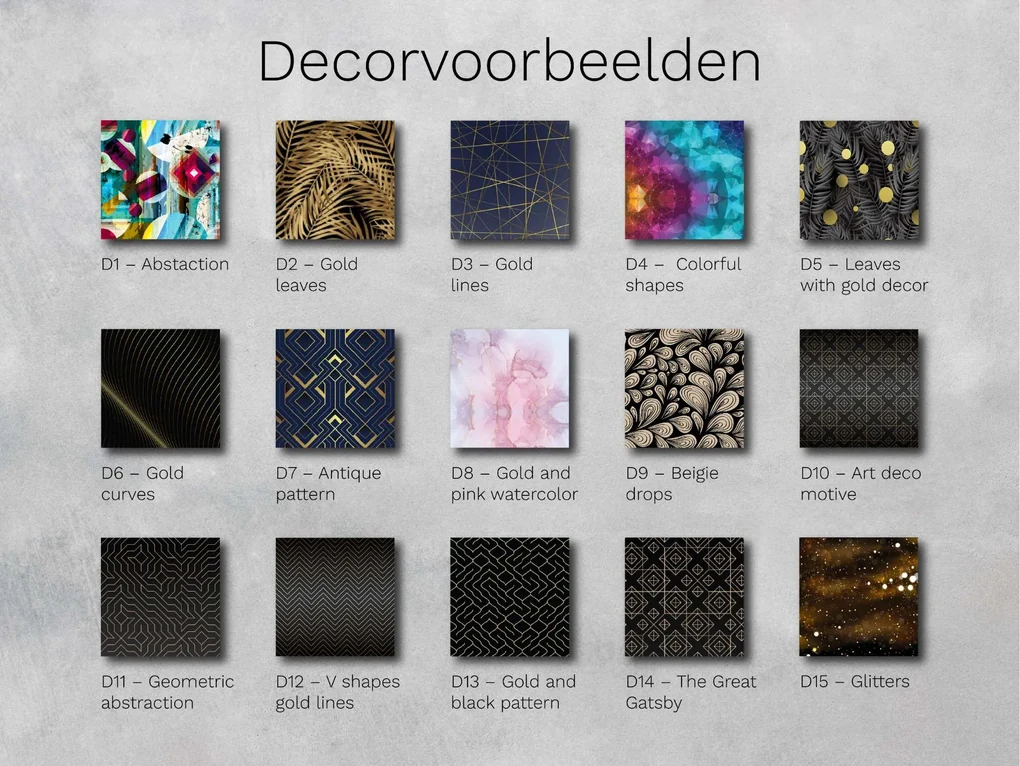 LED spiegel met decor D25