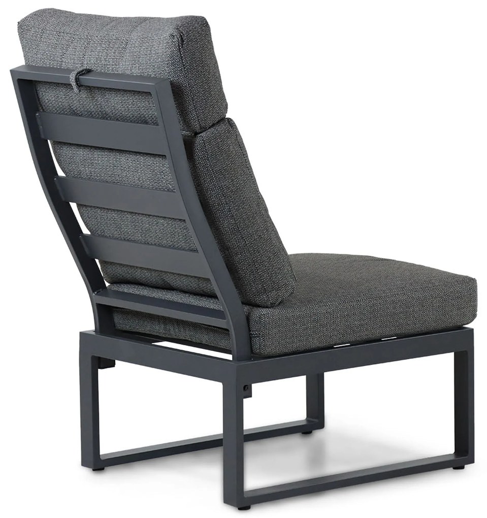 Hoek loungeset 6 personen Aluminium/teak Grijs Lifestyle Garden Furniture Marseille