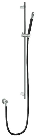 Hotbath Archie Glijstang - 90cm - wanduitlaat - doucheslang 1.5m - handdouche - IX RVS316 AR317IX